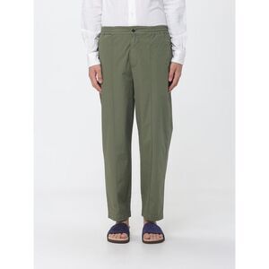 Barena Men Wide Leg Stretch Cotton Trousers Barena
